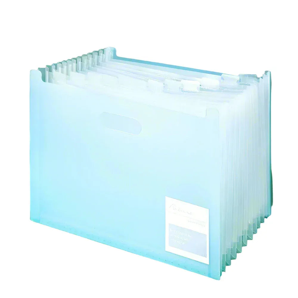 Organisateur de Bureau Multi-Niveaux en Plastique Bleu Modèle B