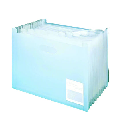 Organisateur de Bureau Multi-Niveaux en Plastique Bleu Modèle B