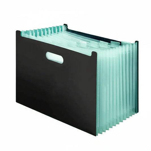 Organisateur de Bureau Multi-Niveaux en Plastique Noir Modèle B