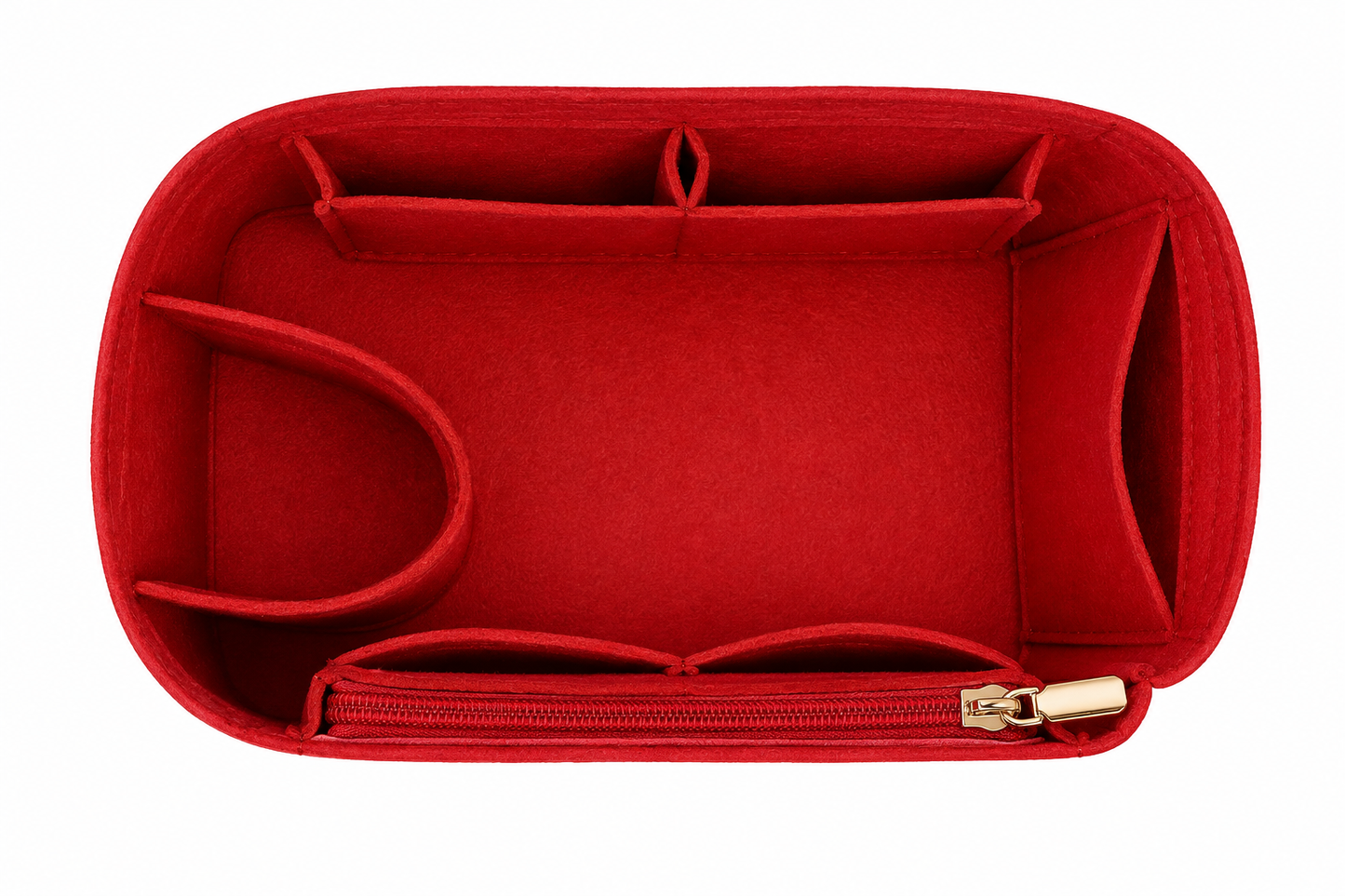 Organisateur de Sac en Feutrine 7 Poches – Rangement Sac Rouge