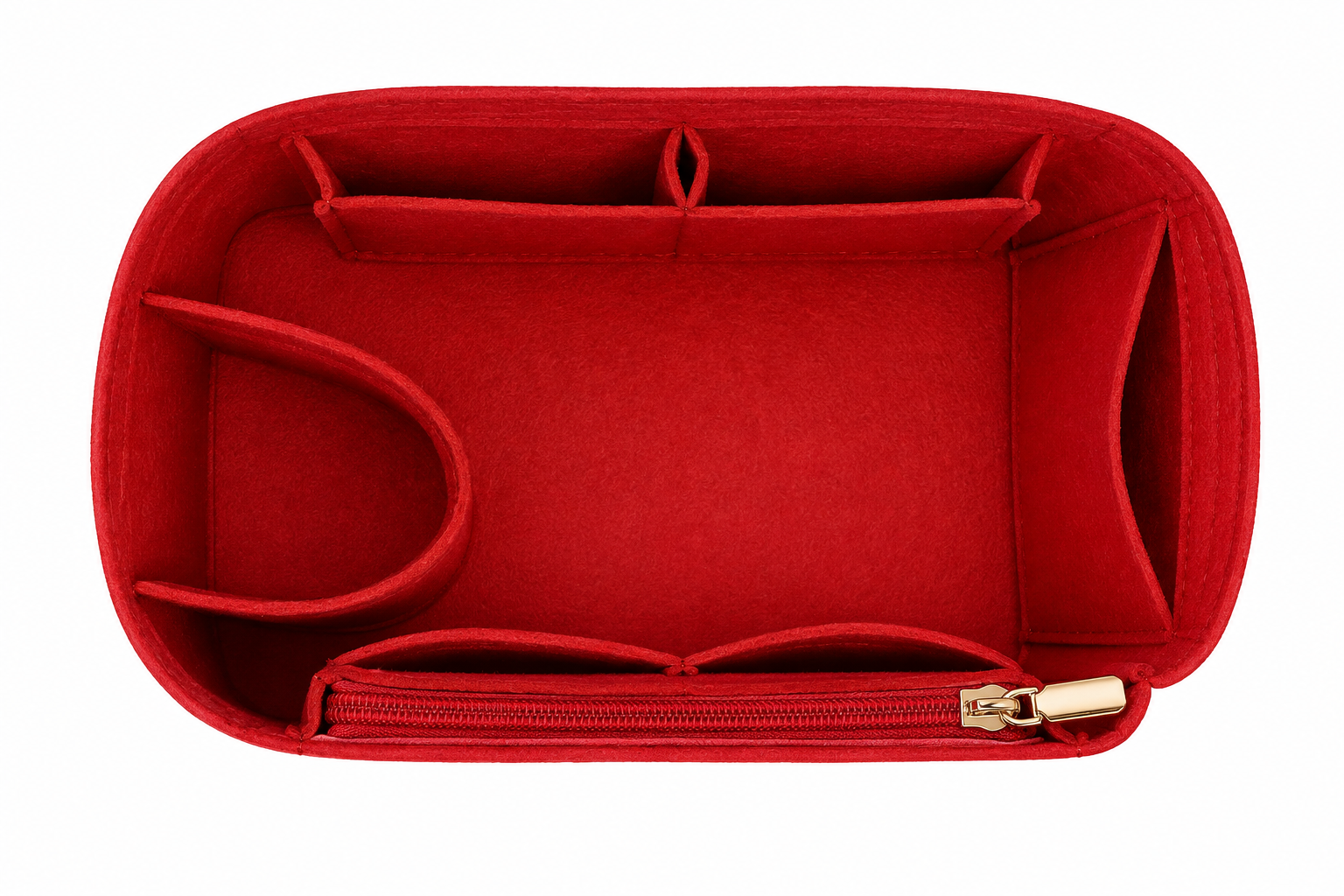 Organisateur de Sac en Feutrine 7 Poches – Rangement Sac Rouge