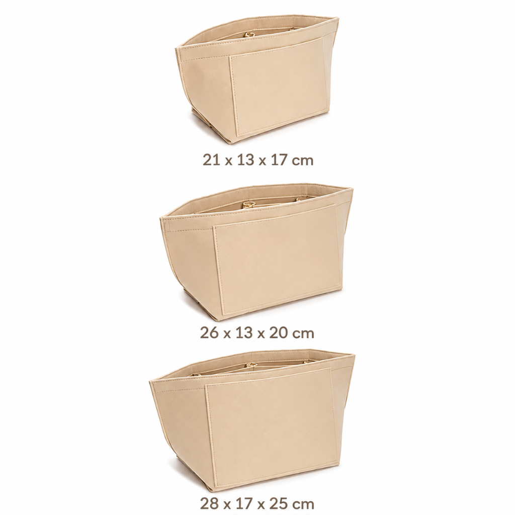Organisateur de Sac en Feutrine — Compartiments Multiples & Poche Zippée 3 tailles