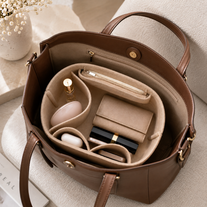 Organisateur de Sac en Feutrine – Multi-Poches, Compatible Tous Types de Sacs 1 