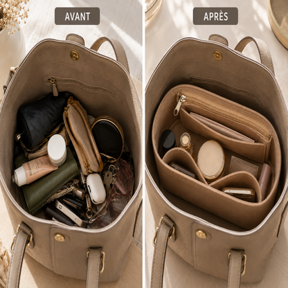 Organisateur de Sac en Feutrine — Range-Sac Multi-Poches 3