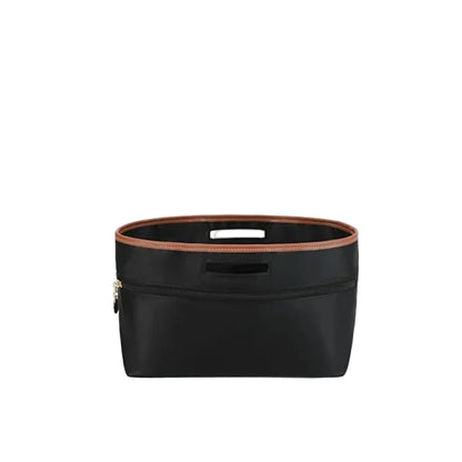 Organisateur de Sac en Satin – Structure Ajustée 23 x 16 x 14 cm noir