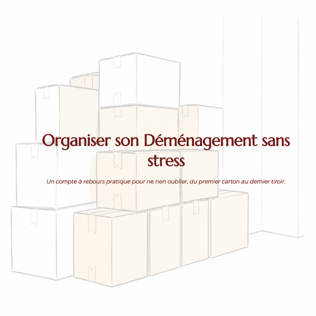 Organiser son Déménagement sans stress
