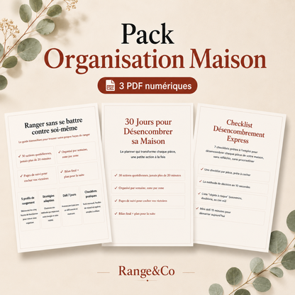Pack Organisation Maison