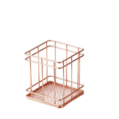 Panier de Rangement Bureau Nordic – Chic et Fonctionnel Rose Grand Carré