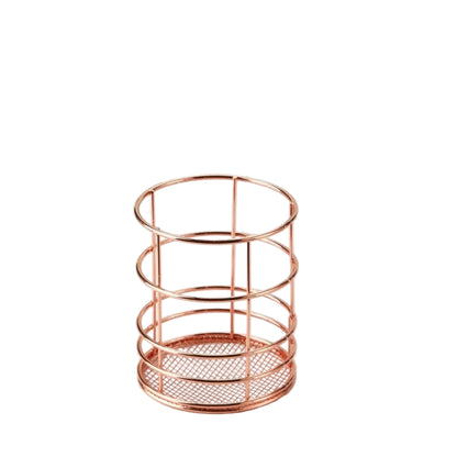 Panier de Rangement Bureau Nordic – Chic et Fonctionnel Rose Grand Rond