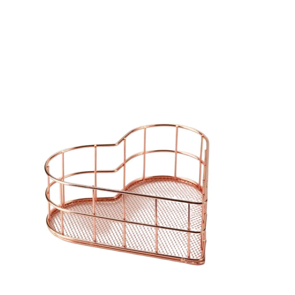 Panier de Rangement Bureau Nordic – Chic et Fonctionnel Rose Rond