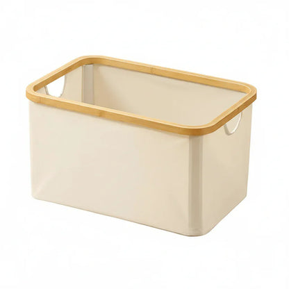 Panier de Rangement Rectangulaire en Tissu Oxford – Élégant, Pratique et Moderne pour Intérieur Beige 45x30x24cm