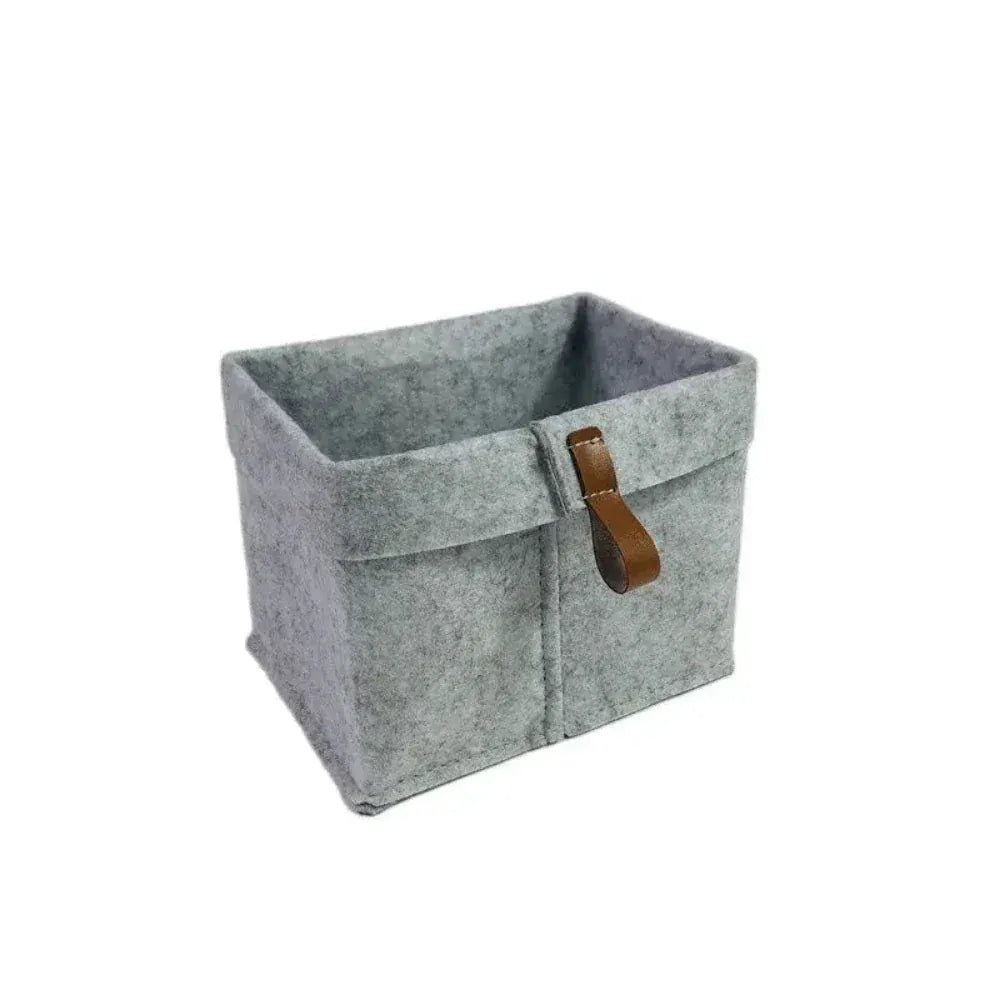 Panier de rangement gris 2