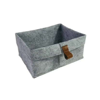 Panier de rangement petit gris