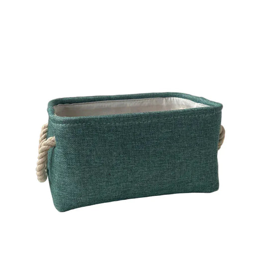 Panier de rangement turquoise