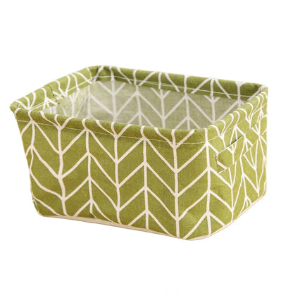 Panier de rangement vert