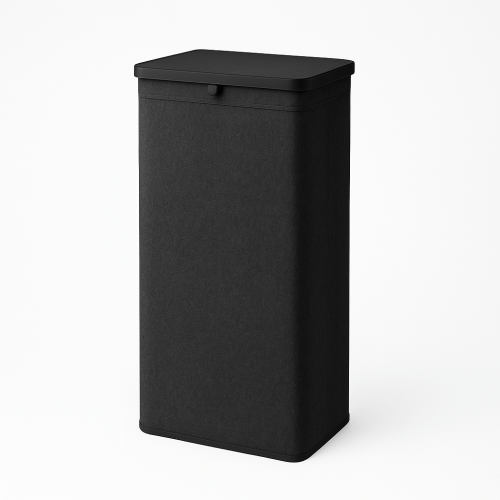 Panier à linge 85L Noir