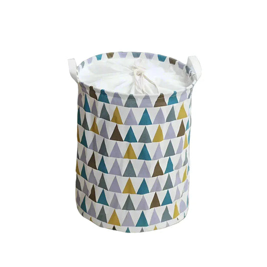 Panier à linge triangles coloré