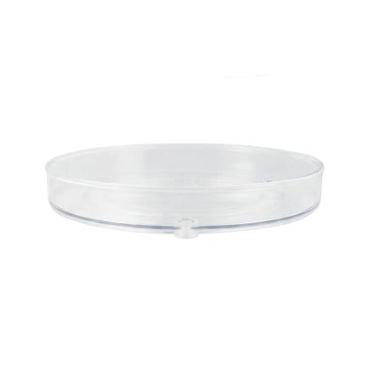 Plateau Tournant Organisateur Transparent Rangement 23 x 3,6 cm