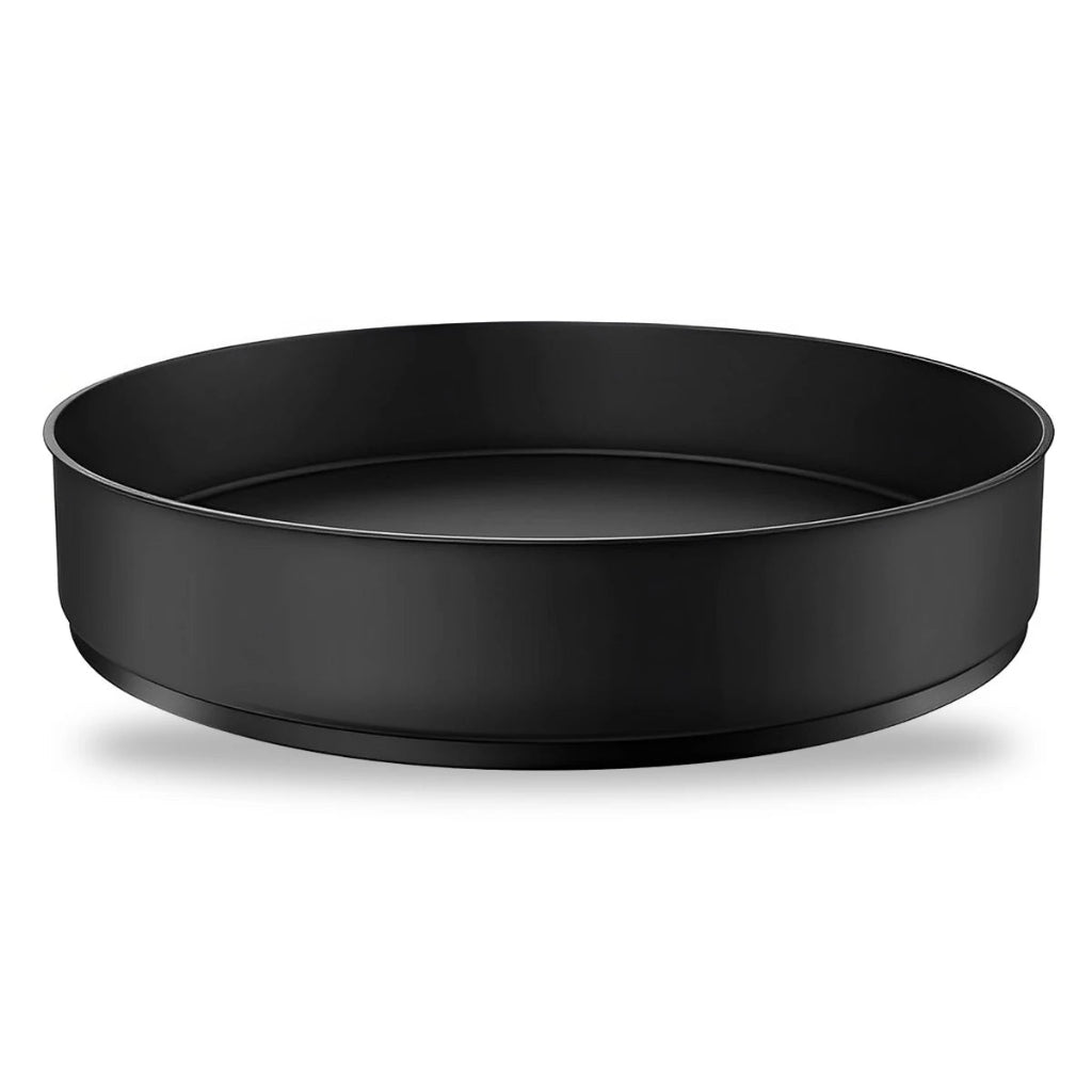 Plateau Tournant de Rangement Cuisine 360° en Inox 25cm