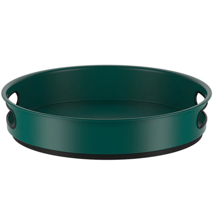 Plateau Tournant de Rangement Cuisine 360° en Inox 31cm vert