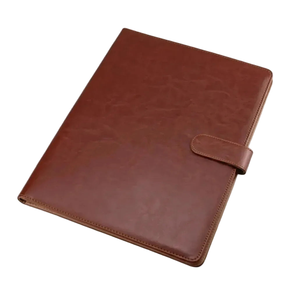 Porte-Documents Cuir A5 Rouge - Organisateur Professionnel Multifonctionnel