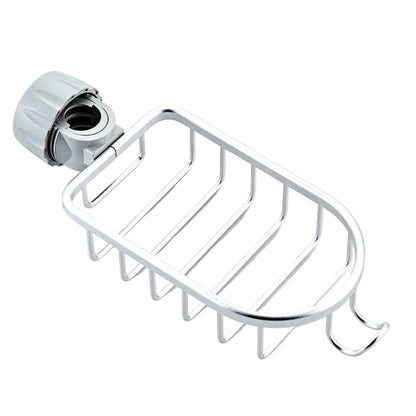 Porte-Savon De Douche Sur Barre Aluminium — Sans Perçage Blanc 2 pièces