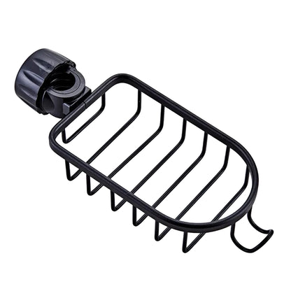 Porte-Savon De Douche Sur Barre Aluminium — Sans Perçage Noir