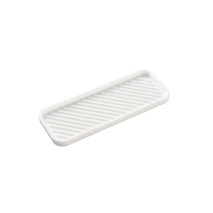 Porte-Savon et Support Éponge en Silicone pour Évier – Multifonction Blanc