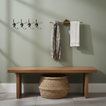 Porte-Serviette Mural Premium – Élégance et Rangement pour Entrée