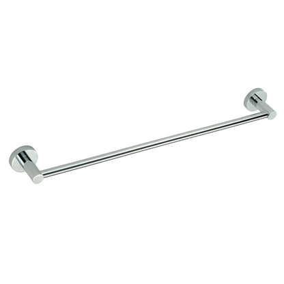 Porte-Serviette Mural Simple Barre en Acier Inoxydable 304 - Finition Chrome 35cm