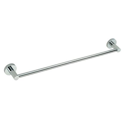 Porte-Serviette Mural Simple Barre en Acier Inoxydable 304 - Finition Chrome 40cm