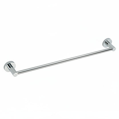 Porte-Serviette Mural Simple Barre en Acier Inoxydable 304 - Finition Chrome 55cm