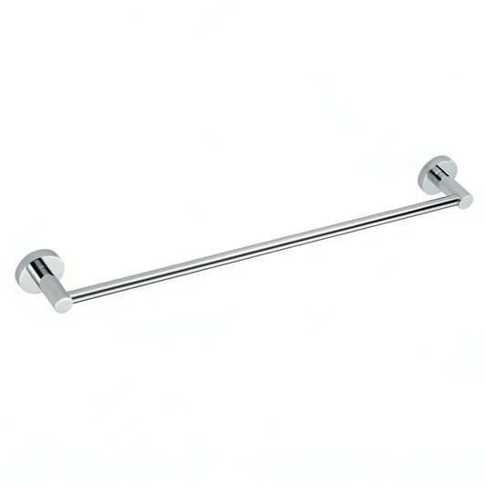 Porte-Serviette Mural Simple Barre en Acier Inoxydable 304 - Finition Chrome 55cm