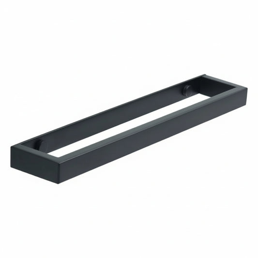 Porte-Serviettes Mural en Acier Inoxydable 304 – Barre Design Noir Mat 5.6x30cm