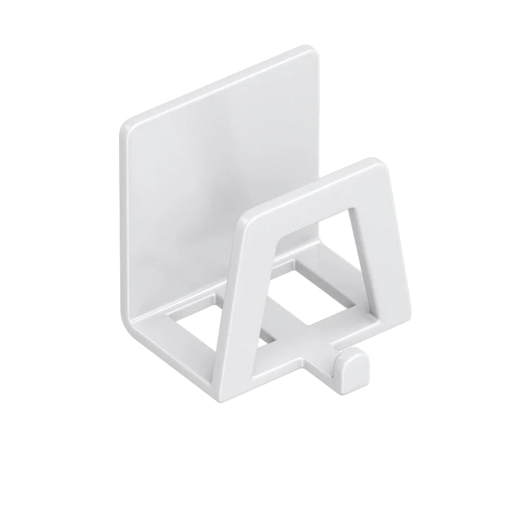 Porte-Éponge Mural Adhésif avec Système de Drainage – Support Organisateur pour Évier de Cuisine Blanc