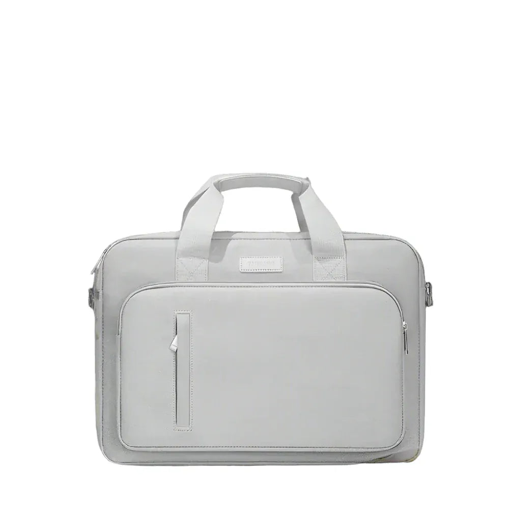 Porte documents femme gris