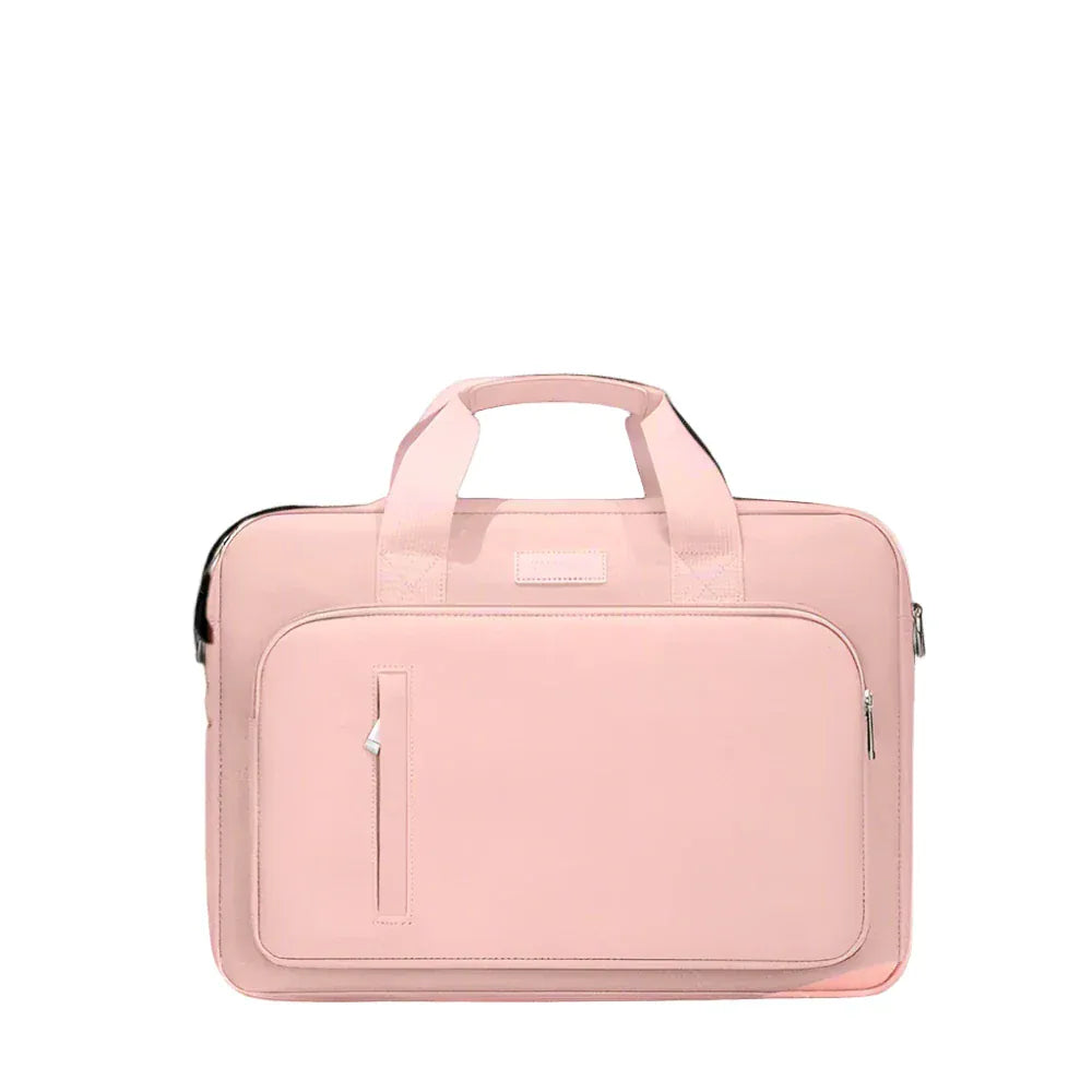 Porte documents femme rose 2