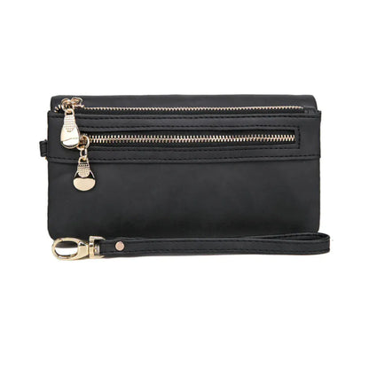 Portefeuille Femme Rétro Fashion Noir – Style, Organisation et Caractère