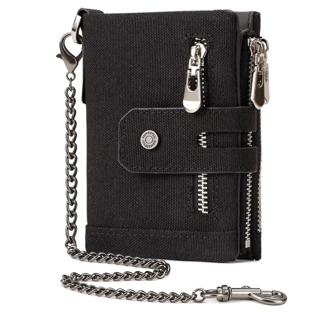 Portefeuille Homme Oxford Noir – RFID, Sécurité & Élégance
