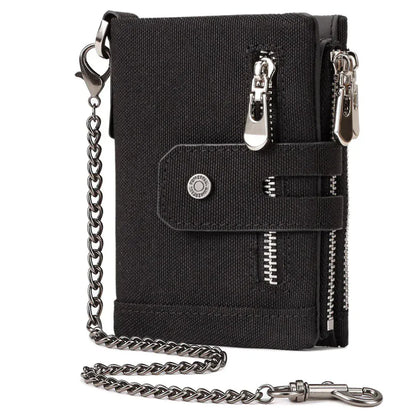 Portefeuille Homme Oxford Noir – RFID, Sécurité & Élégance