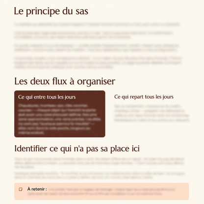 Organiser son Entrée en quelques minutes par jour