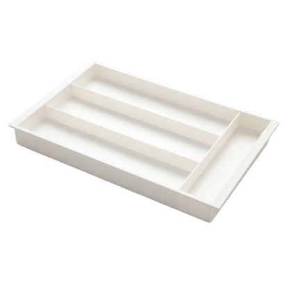 Range-Couvert Extensible – Organisateur de Tiroir Ajustable en Plastique Blanc