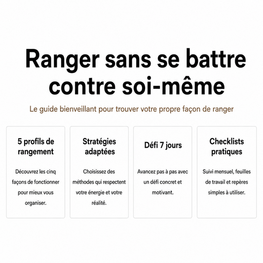 Ranger sans se battre contre soi-même | Ebook PDF
