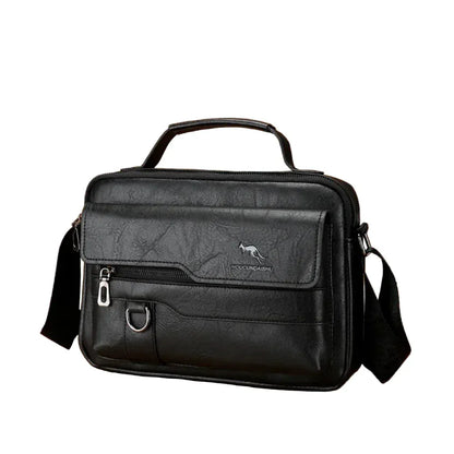 Porte-Documents Homme - Solution de Rangement Bureau Cuir PU Multicompartiments