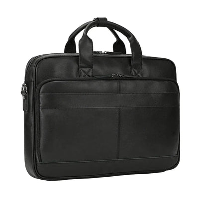 Porte-Documents Rétro en Cuir Véritable