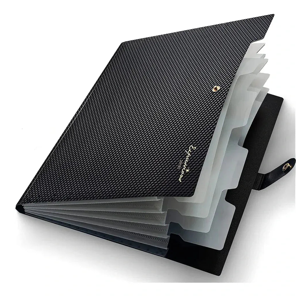 Porte-Documents Extensible 5 Poches A4 - Organiseur Portable PP