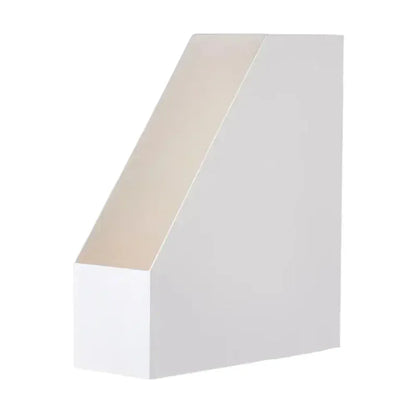 Porte-Revues Blanc Modulaire – Rangement Vertical de Documents