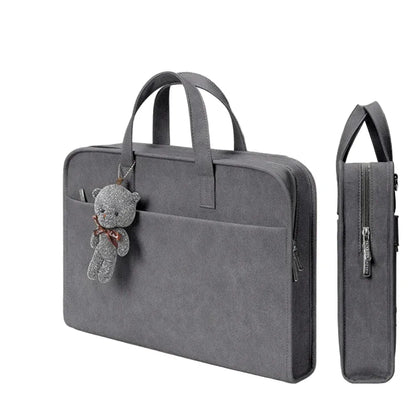 Porte-Documents Professionnel PU - Mallette Fine Femme - Organiseur Bureau Style Briefcase