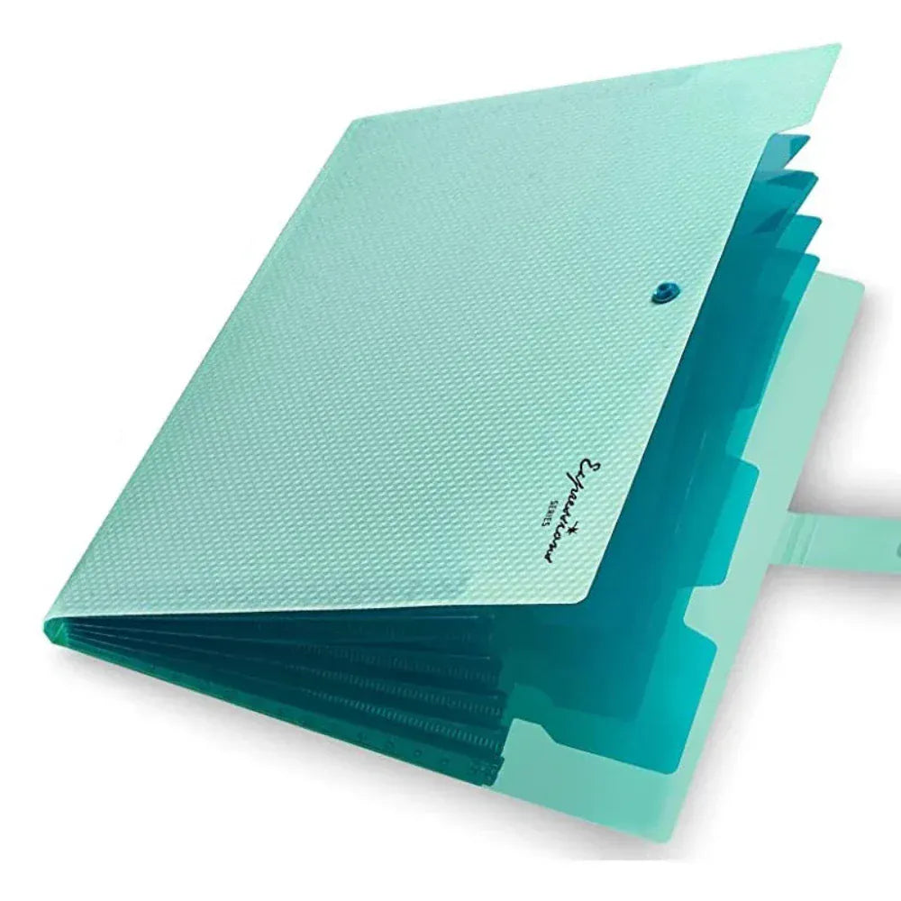 Porte-Documents Extensible 5 Poches A4 - Organiseur Portable PP