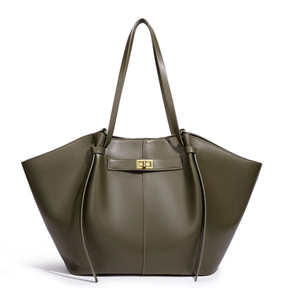 Sac à Main Cabas Femme – Fermoir Doré Vintage
